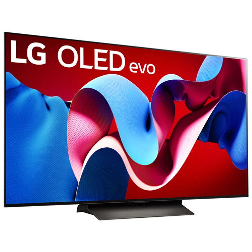 Téléviseur intelligent webOS evo HDR DELO UHD 4K de 77 po C4 de LG (OLED77C4PUA) - 2024