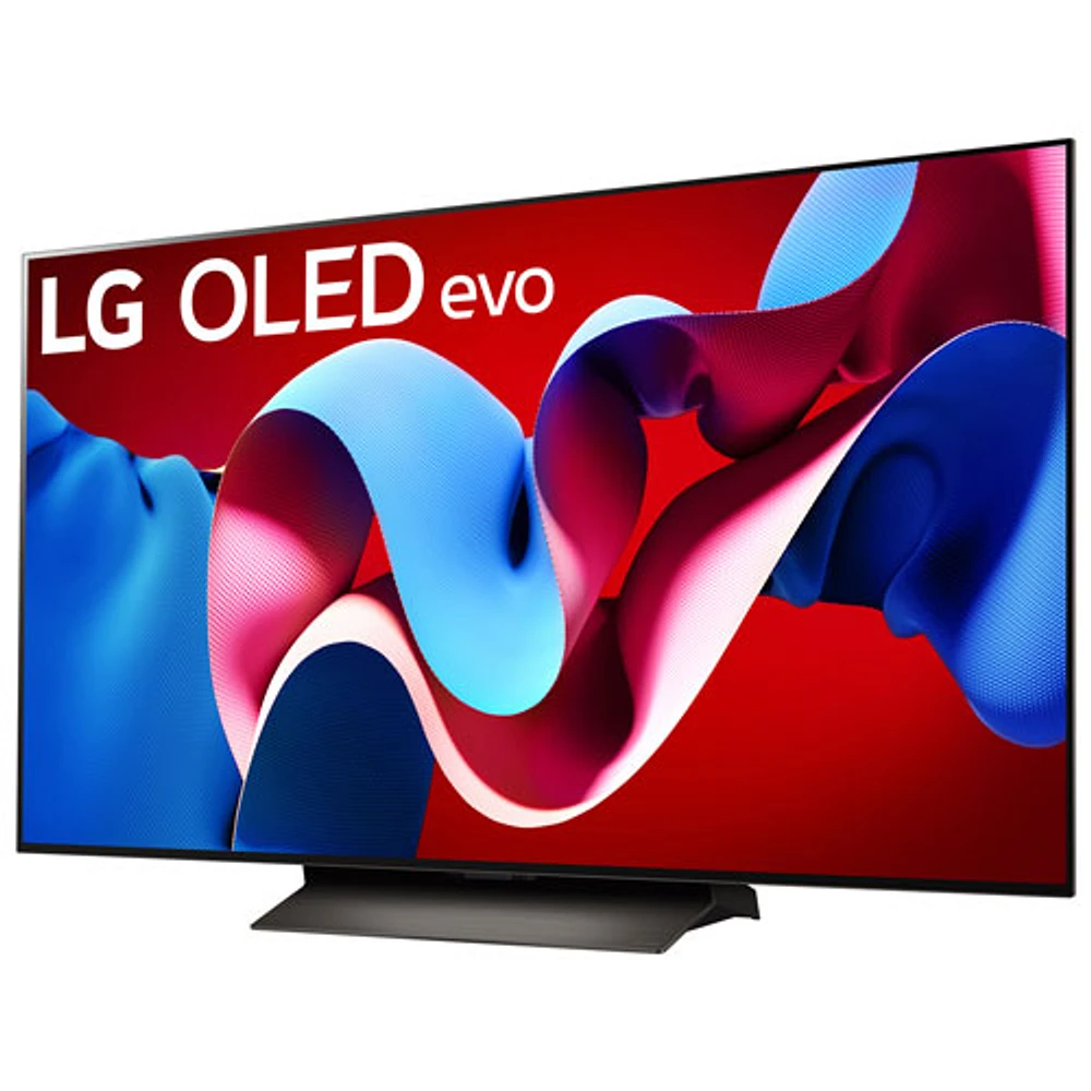 Téléviseur intelligent webOS evo HDR DELO UHD 4K de 77 po C4 de LG (OLED77C4PUA) - 2024