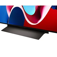 Téléviseur intelligent webOS evo HDR DELO UHD 4K de 77 po C4 de LG (OLED77C4PUA) - 2024