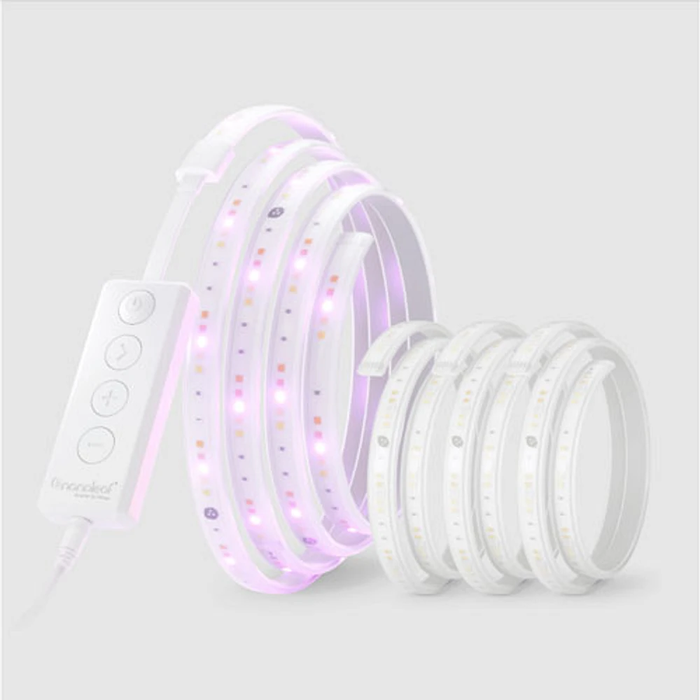 Nanoleaf Essentials Matter 5m (16.4ft.) Smart LED Lightstrip - Smarter Kit - White & Colour