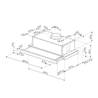 Hotte de dessous d'armoire de 30 po de Smeg (KSET30XU) - Acier inoxydable