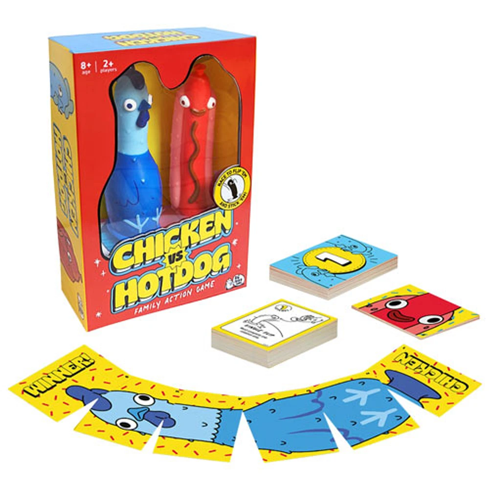 Big Potato Chicken vs Hotdog Board Game - English