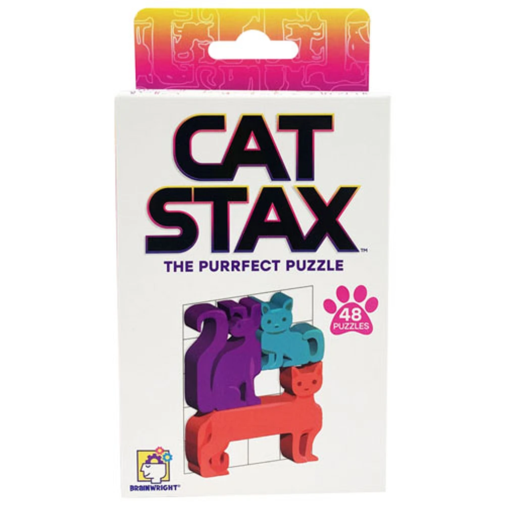 Brainwright Cat Stax - The Purrfect Puzzle - English