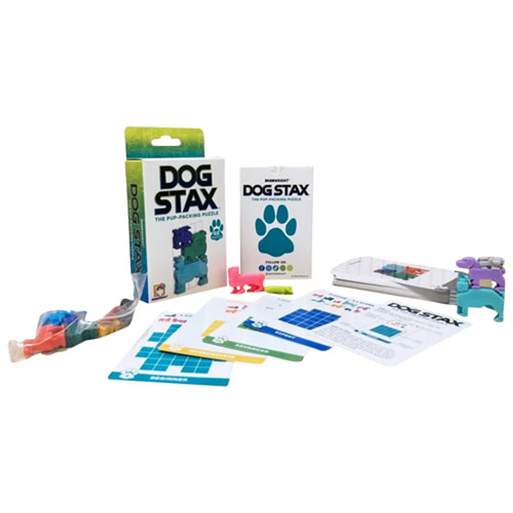 Casse-tête Dog Stax - The Pup-Packing Puzzle de Brainwright - Anglais