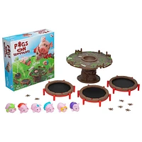 Playmonster Pigs on Trampolines - English