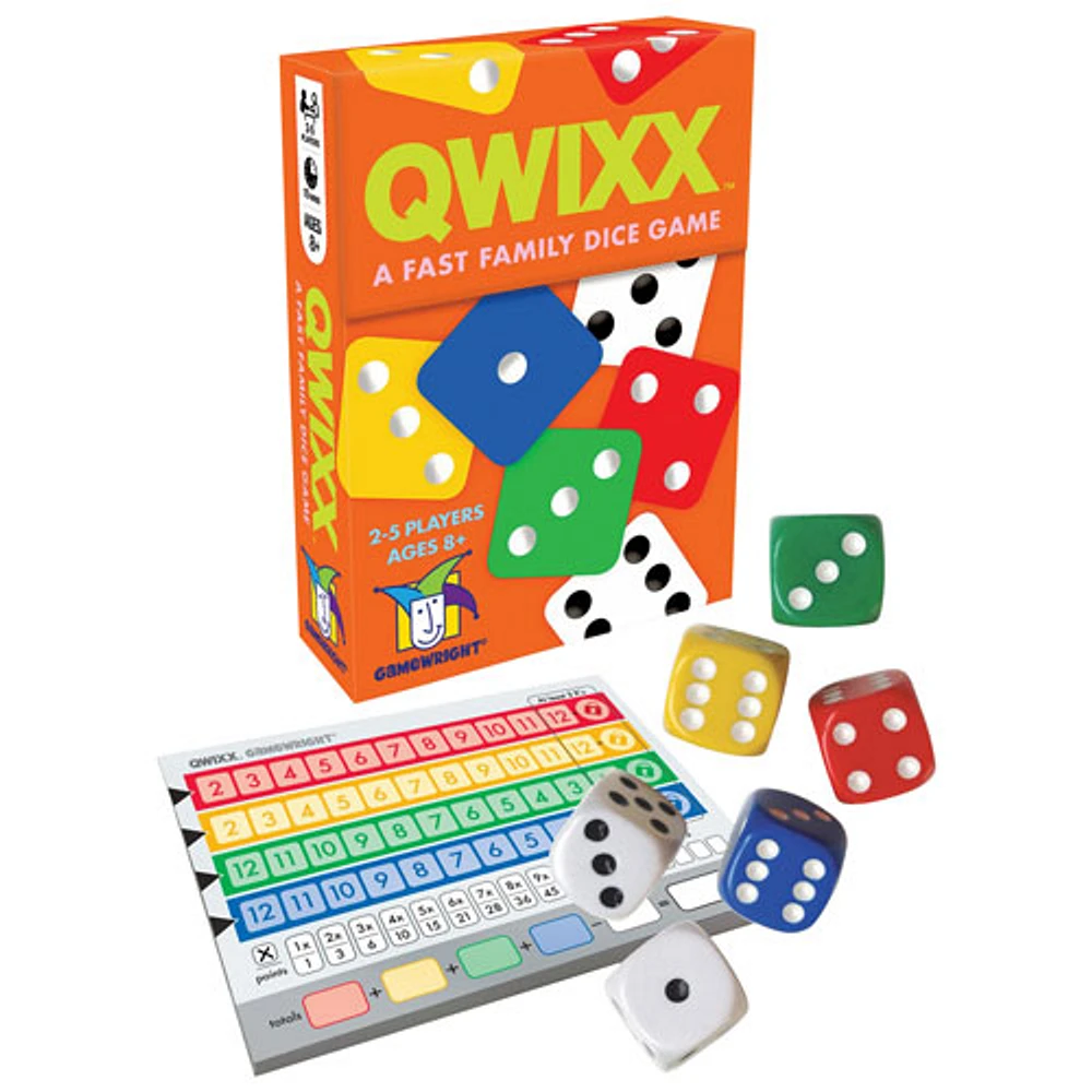 Gamewright Qwixx Board Game - English