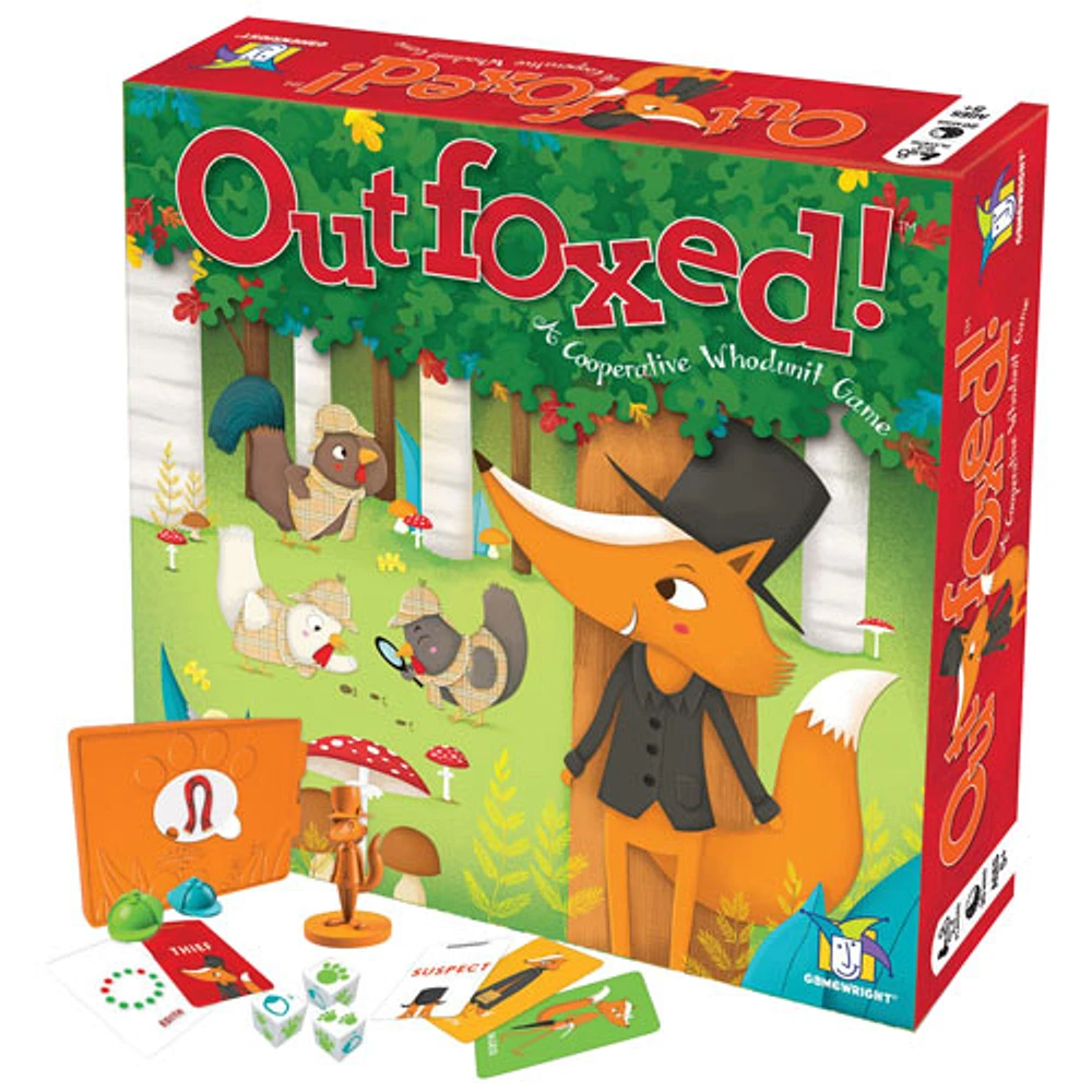 Gamewright Outfoxed! Board Game - English