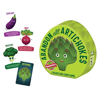 Jeu de cartes Abandon All Artichokes de Gamewright - Anglais