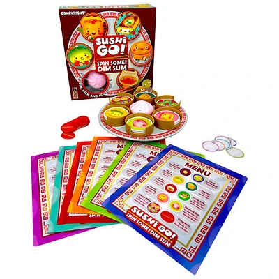 Jeu de cartes Sushi Go! Spin Some for Dim Sum de Gamewright - Anglais