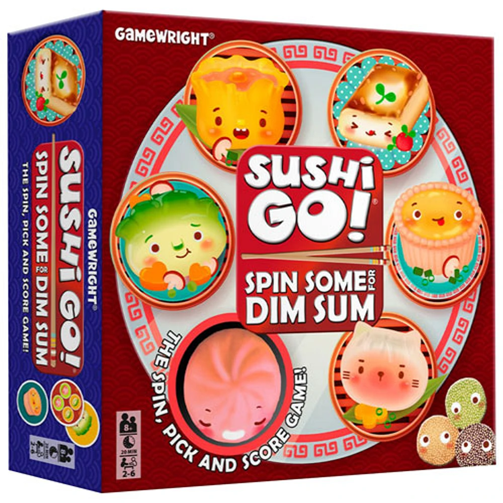 Gamewright Sushi Go! Spin Some for Dim Sum Card Game - English