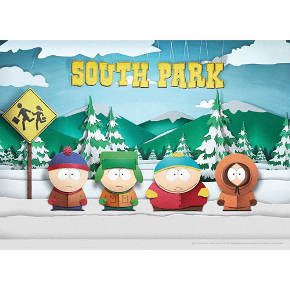 Casse-tête South Park Paper Bus Stop d'USAopoly - 1000 morceaux