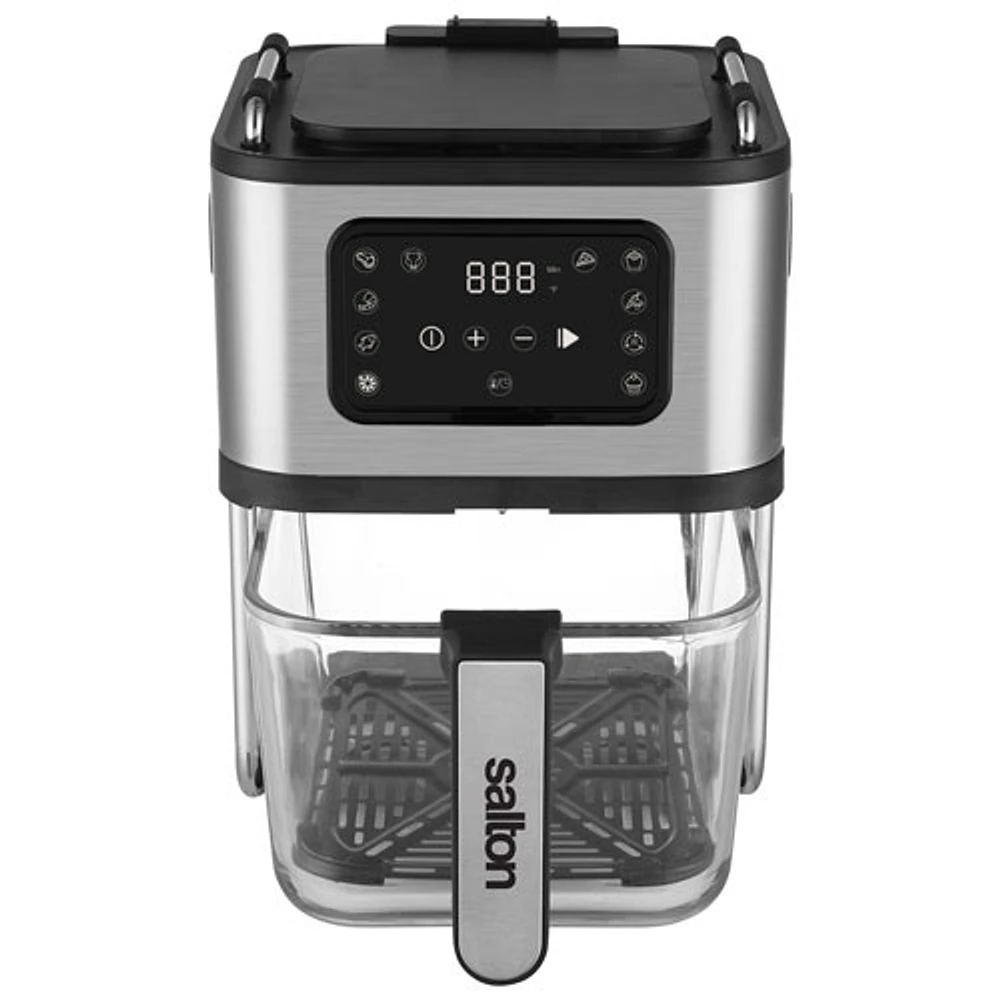 Salton Flip and Cook 3-in-1 Air Fryer (AF2090) - 4.5KG (4.9QT) - Stainless Steel