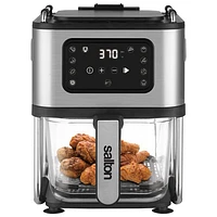 Salton Flip and Cook 3-in-1 Air Fryer (AF2090) - 4.5KG (4.9QT) - Stainless Steel