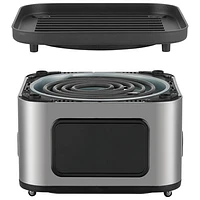 Salton Flip and Cook 3-in-1 Air Fryer (AF2090) - 4.5KG (4.9QT) - Stainless Steel