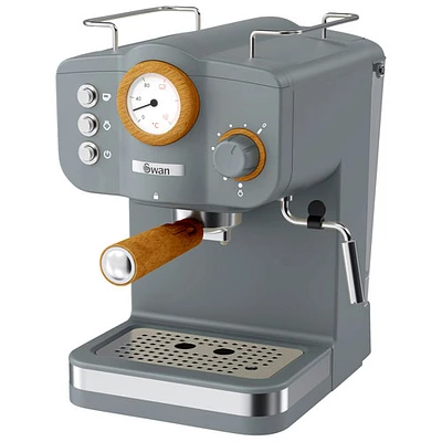 Salton Swan Nordic Espresso Machine - Grey