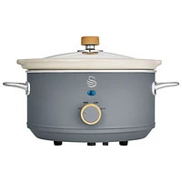 Swan Nordic Slow Cooker - 3.5Qt - Grey