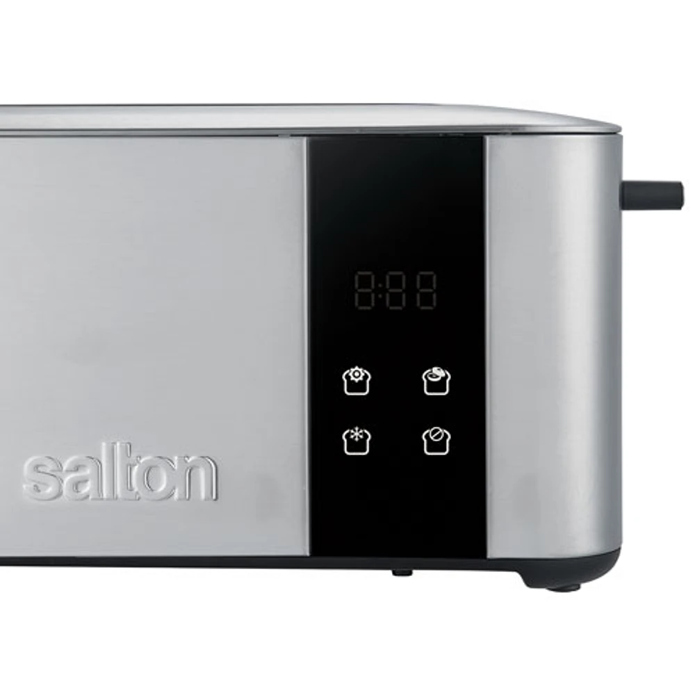 Salton Digital Countdown Toaster - 2-Slice - Silver