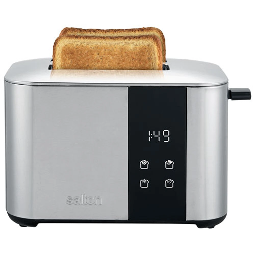 Salton Digital Countdown Toaster - 2-Slice - Silver