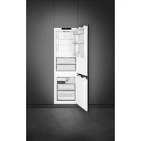 Smeg 22" 9.2 Cu. Ft. Built-in Bottom Freezer Refrigerator with Ice Dispenser (CB300UI) - Panel Ready