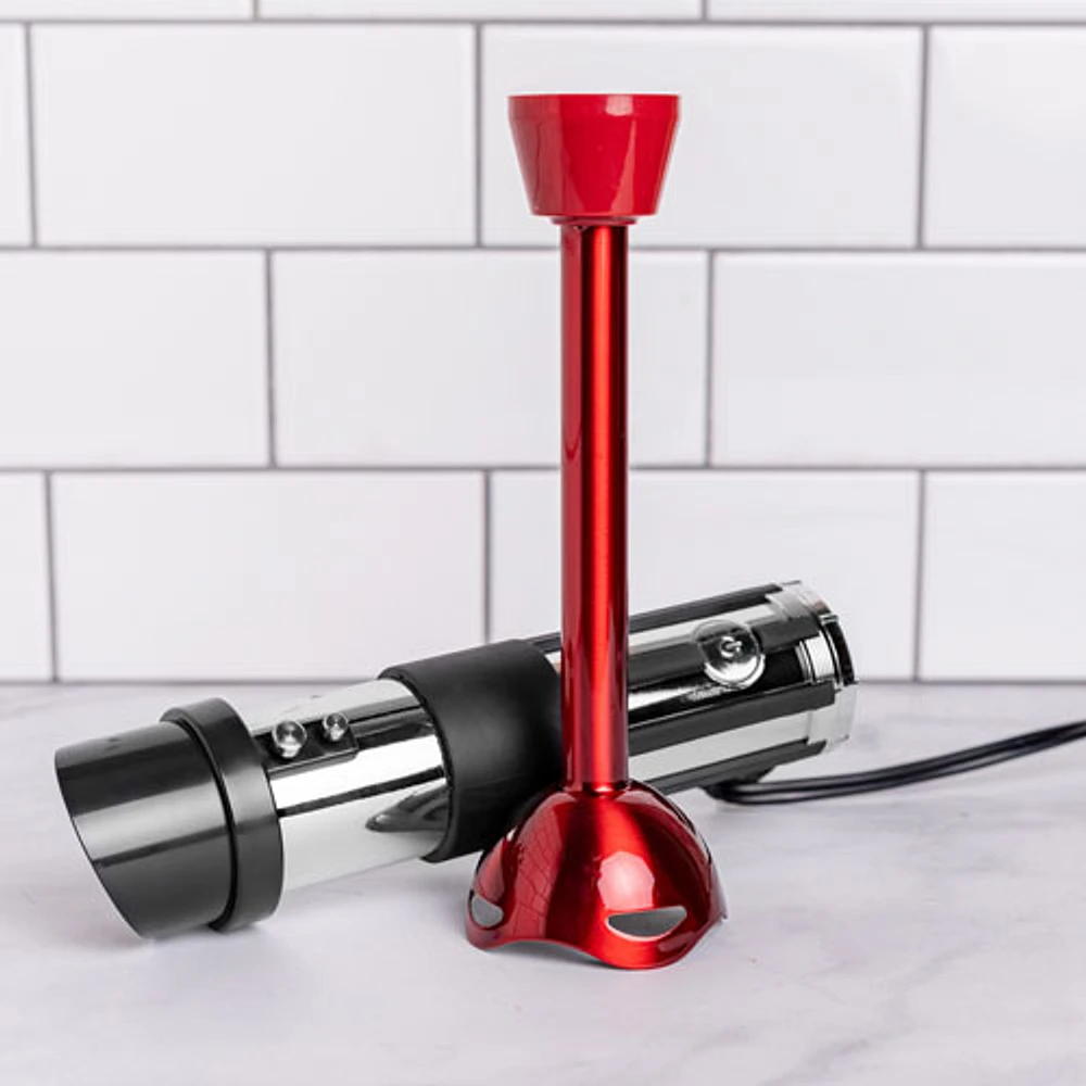 Uncanny Brands Darth Vader Lightsaber 300-Watt Immersion Blender - Red