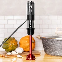 Uncanny Brands Darth Vader Lightsaber 300-Watt Immersion Blender - Red