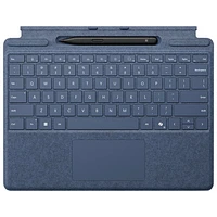 Clavier Surface Pro de Microsoft avec stylet Slim Pen pour Surface Pro 13 po/Pro (11e édition)/Pro 8/Pro 9 - Saphir - Bilingue