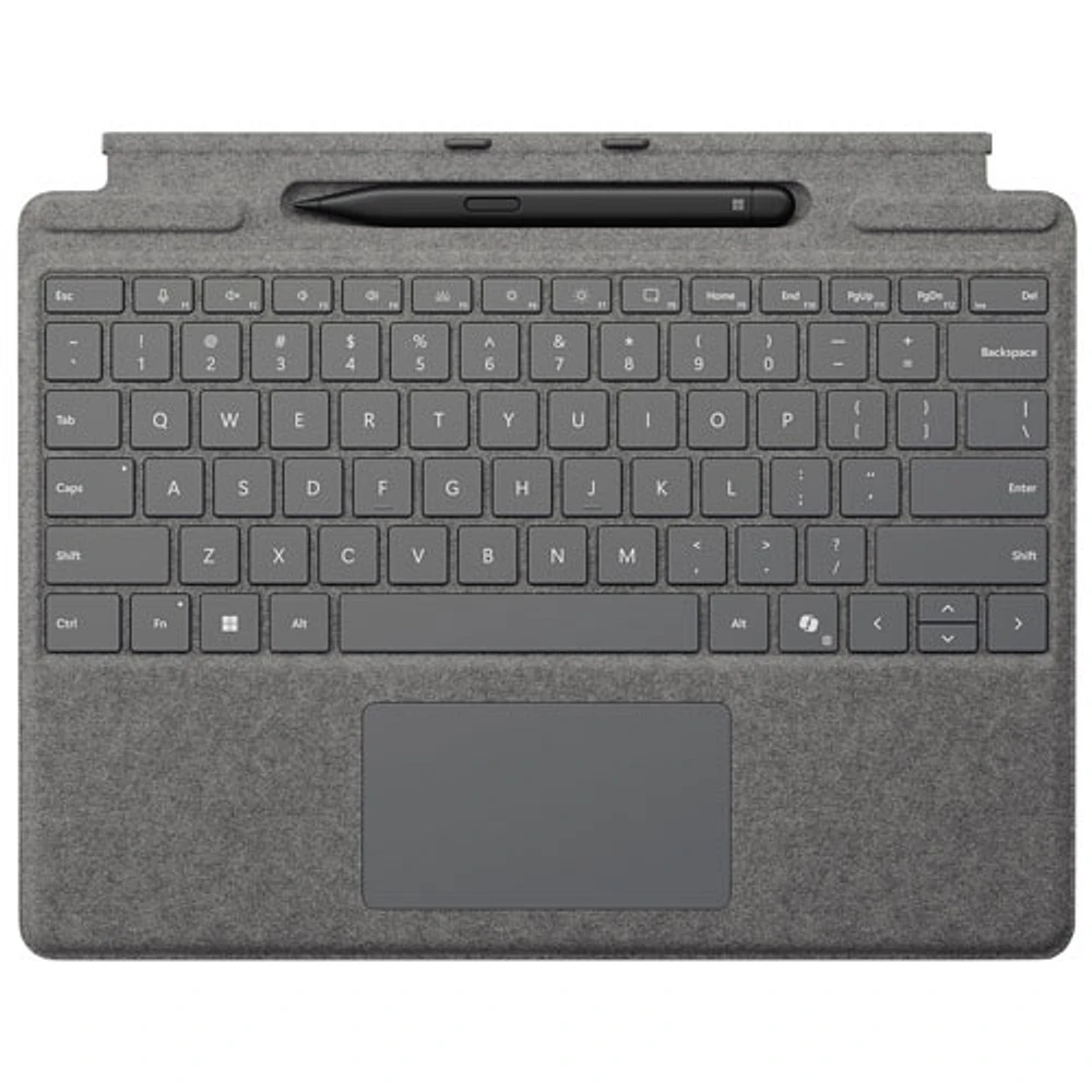 Microsoft Surface Pro Keyboard with Slim Pen for Surface Pro (11th Edition) / Pro 8 / Pro 9 - Platinum