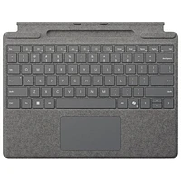 Microsoft Surface Pro Keyboard with Pen Storage for Surface Pro 13" / Pro (11th Edition) / Pro 8 / Pro 9 -Platinum -Bil