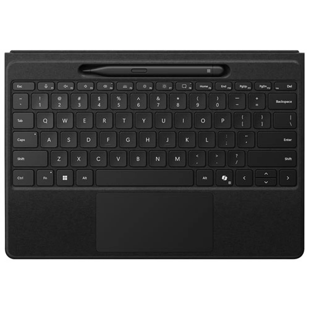 Clavier Flex pour Surface Pro de Microsoft avec stylet Slim Pen (2024) - Noir - Partenaire de détail exclusif