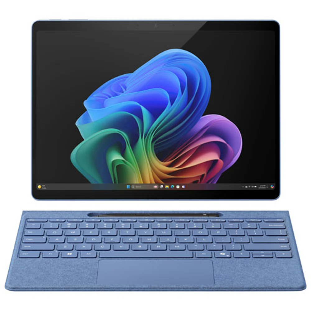 Clavier Flex pour Surface Pro Flex de Microsoft avec stylet Slim Pen (2024) - Saphir - Partenaire de détail exclusif