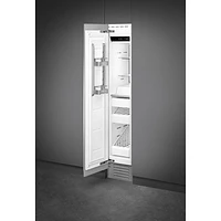 Smeg 8.5 Cu. Ft. Upright Freezer with Internal Ice Maker (FZU18LX) - Stainless Steel