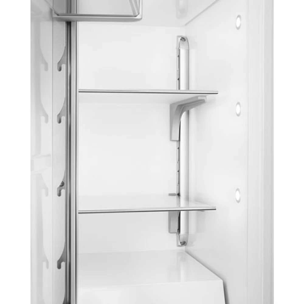 Smeg 8.5 Cu. Ft. Upright Freezer with Internal Ice Maker (FZU18LX) - Stainless Steel