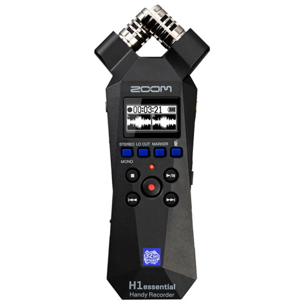 Zoom H1 Essential Digital Recorder - Black