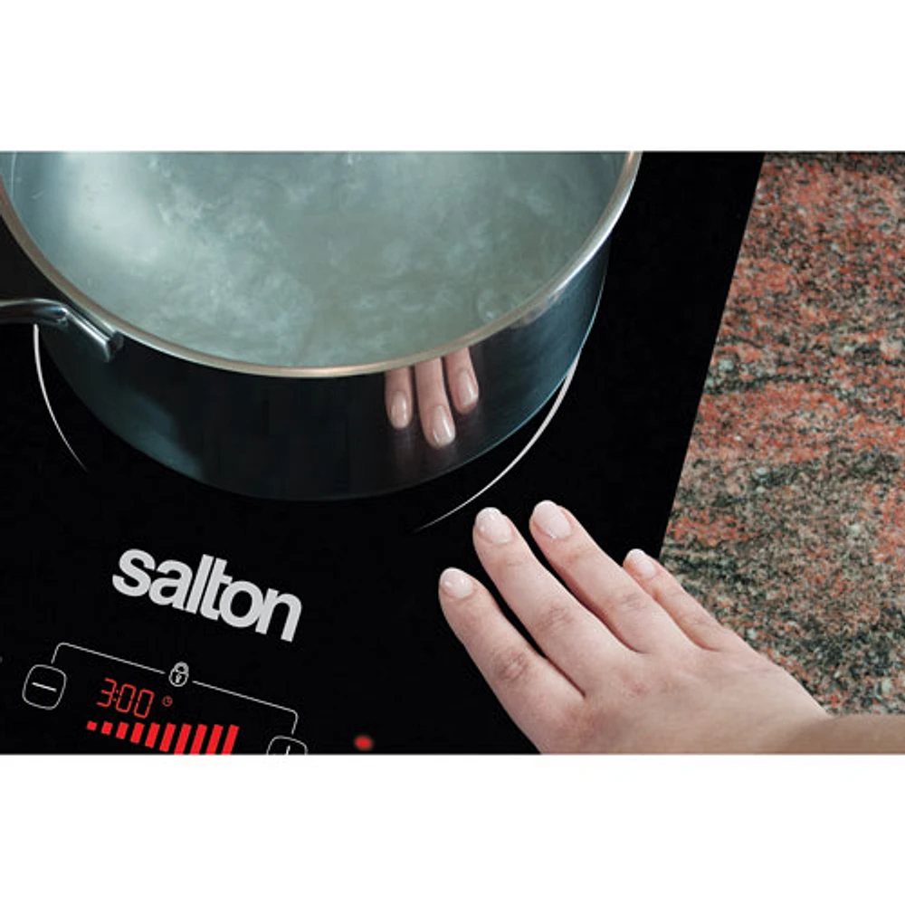 Salton Double Induction Cook Top - Black