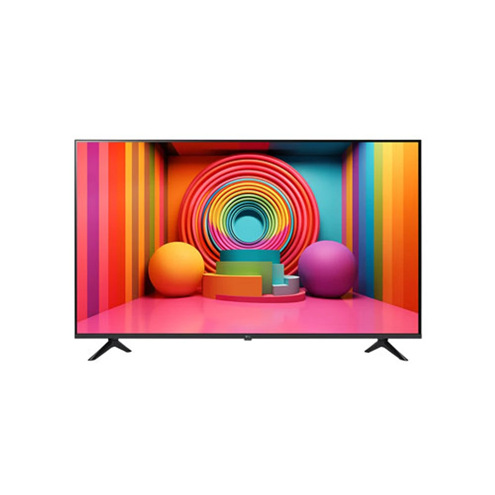 Téléviseur intelligent webOS HDR DEL UHD 4K de 55 po avec AI ThinQ de LG (55UT7570PUB) - 2024