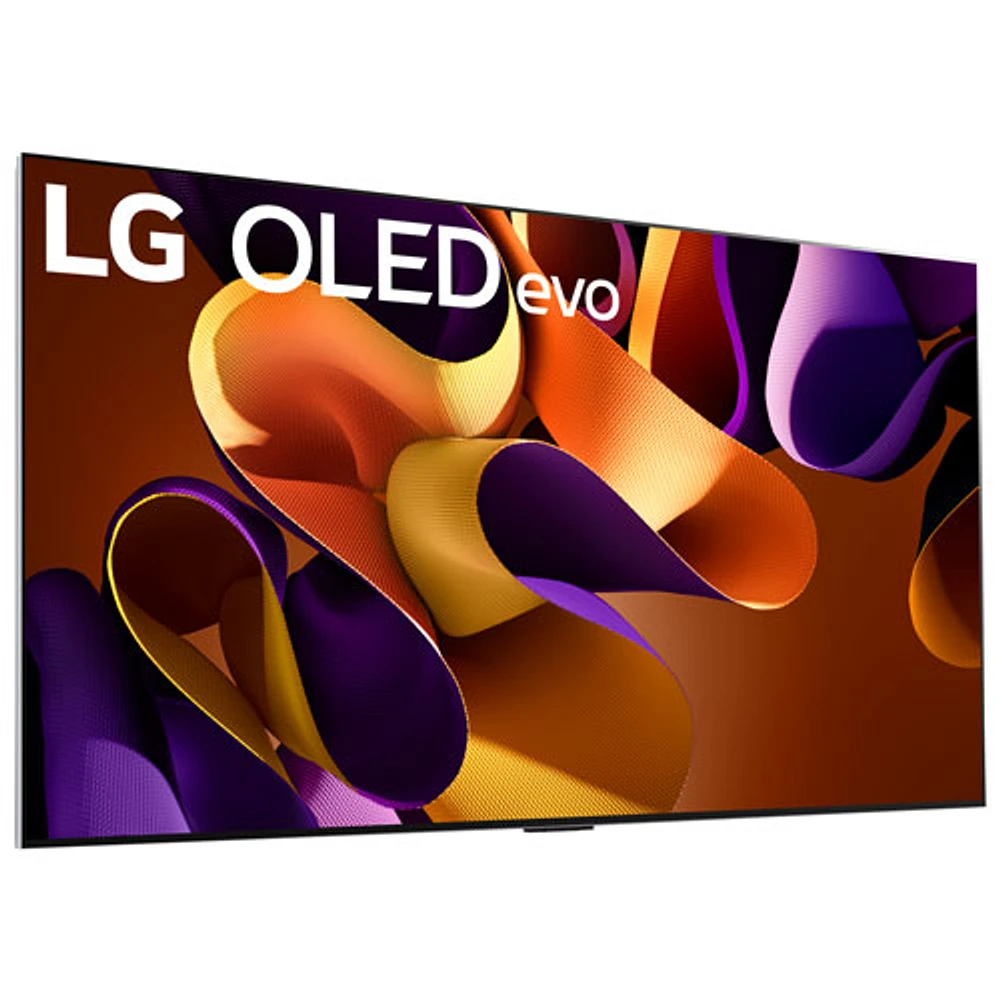 LG 77" 4K UHD HDR OLED evo G4 webOS Smart TV (OLED77G4WUA) - 2024