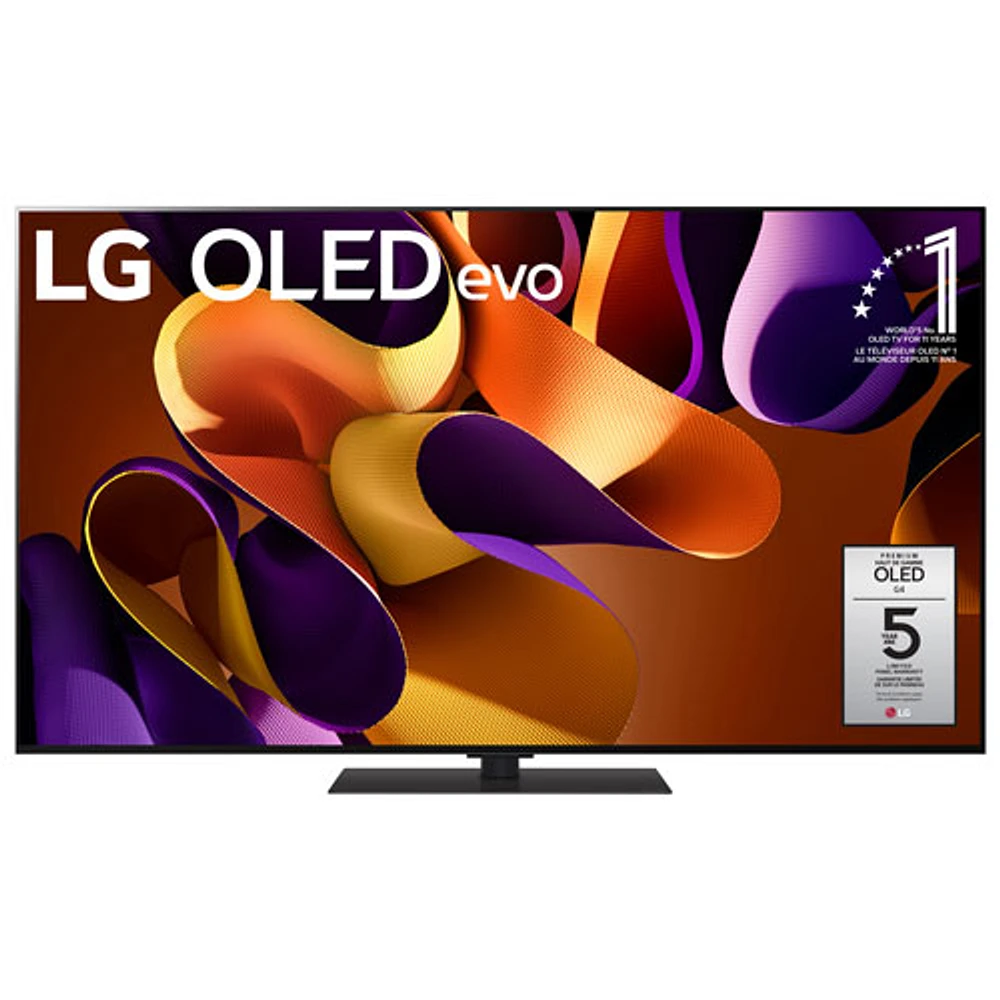 Téléviseur intelligent webOS HDR DELO UHD 4K de 55 po evo G4 de LG (OLED55G4SUB) - 2024