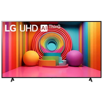 Téléviseur intelligent webOS HDR DEL UHD 4K de 86 po avec AI ThinQ de LG (86UT7590PUA) - 2024