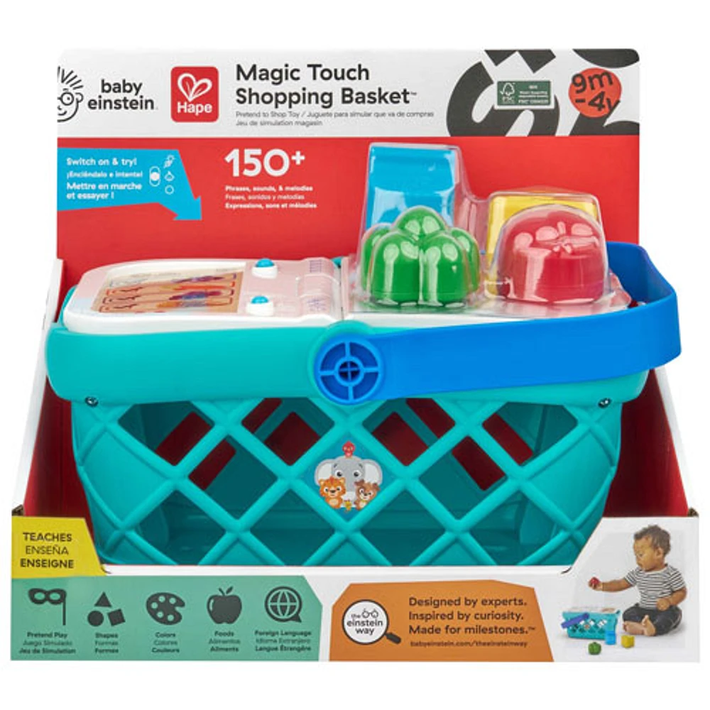 Baby Einstein + Hape Magic Touch Shopping Basket