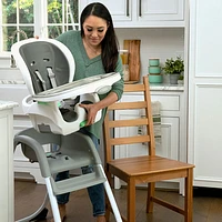 Ingenuity Full Course SmartClean 6-in-1 High Chair with Tray - Grey/White