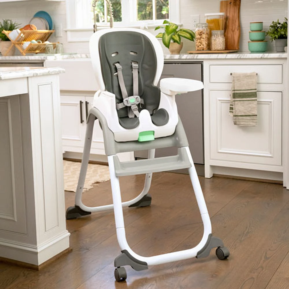 Ingenuity Full Course SmartClean 6-in-1 High Chair with Tray - Grey/White