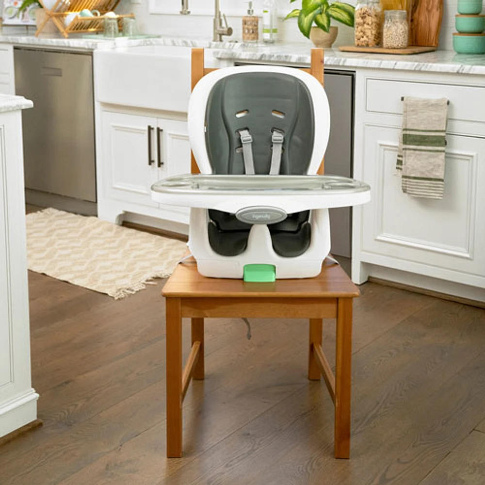 Ingenuity Full Course SmartClean 6-in-1 High Chair with Tray - Grey/White