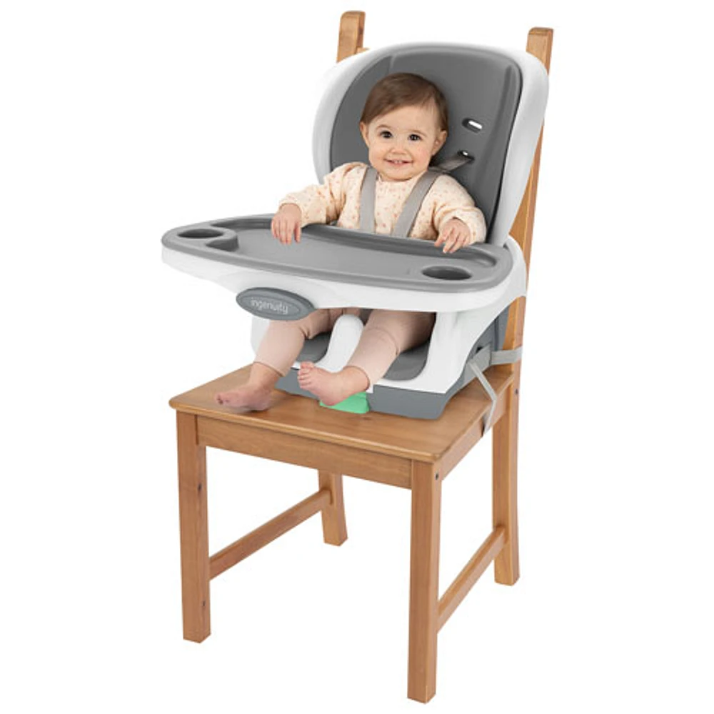 Ingenuity Full Course SmartClean 6-in-1 High Chair with Tray - Grey/White