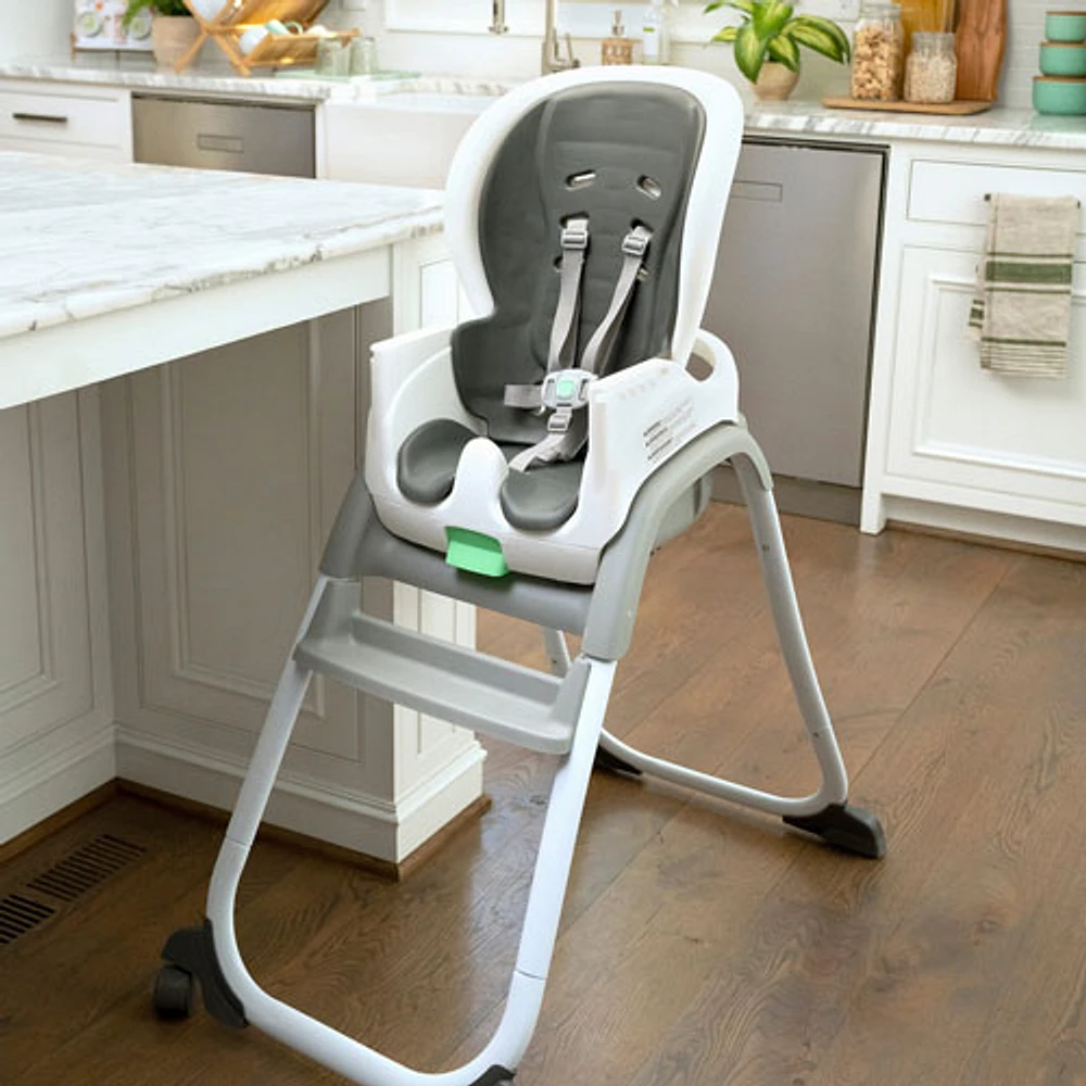 Ingenuity Full Course SmartClean 6-in-1 High Chair with Tray - Grey/White