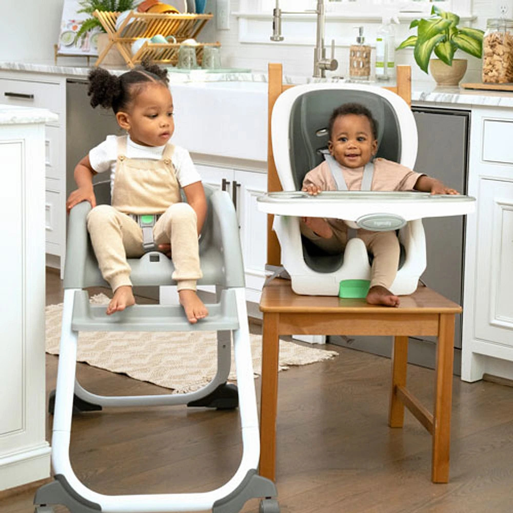 Ingenuity Full Course SmartClean 6-in-1 High Chair with Tray - Grey/White