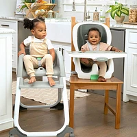 Ingenuity Full Course SmartClean 6-in-1 High Chair with Tray - Grey/White