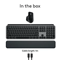 Logitech MX Keys S Bluetooth Combo for Mac/Ipad - Space Grey