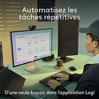 Ensemble Bluetooth MX Keys S de Logitech pour Mac/iPad - Gris cosmique