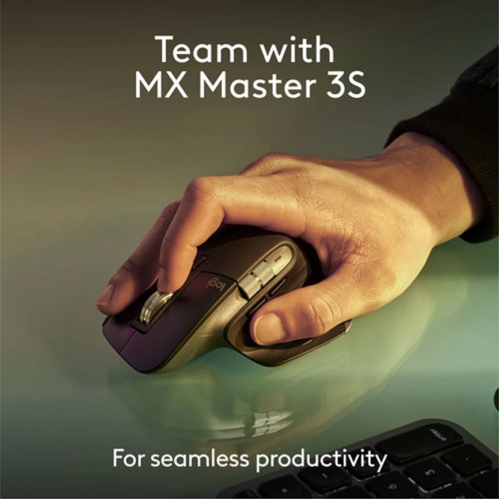 Clavier rétroéclairé sans fil MX Keys S de Logitech pour Mac/iPad - Gris pâle - Exclusivité de Best Buy