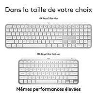 Logitech MX Keys S Wireless Backlit Keyboard for Mac/Ipad - Pale Grey - Only at Best Buy